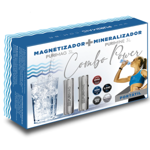 Combo Power Purimais Magnetizador e Mineralizador Portátil