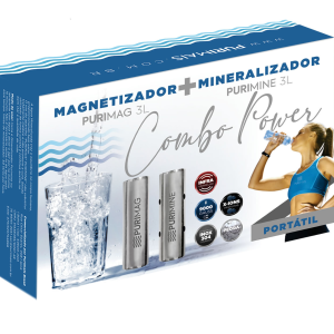 Combo Power Purimais Magnetizador e Mineralizador Portátil