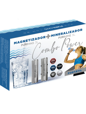 Combo Power Purimais Magnetizador e Mineralizador Portátil